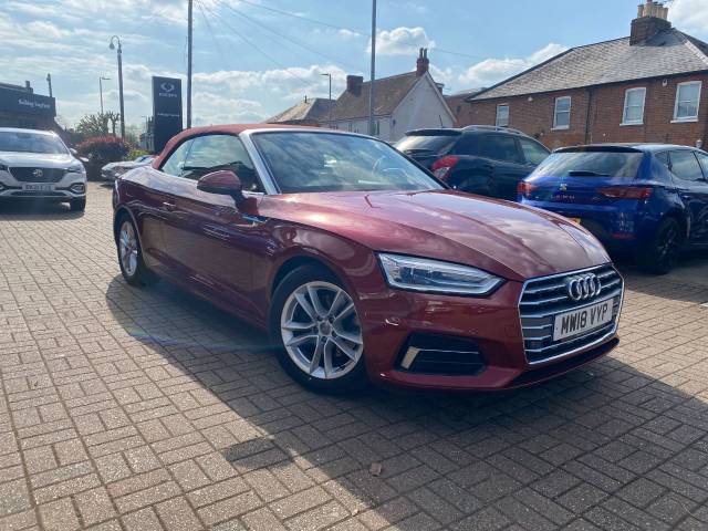 Audi A5 2.0T FSI Sport 2dr S Tronic Convertible Petrol Red