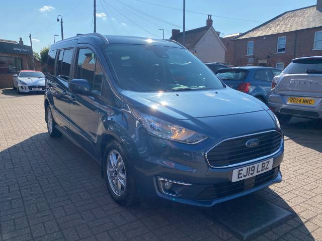 Ford Grand Tourneo Connect 1.5 EcoBlue 120 Titanium 5dr Powershift MPV Diesel Blue