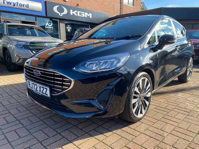 Ford Fiesta 1.0 EcoBoost Hybrid mHEV 125 Titanium X 5dr Auto Hatchback Petrol Black
