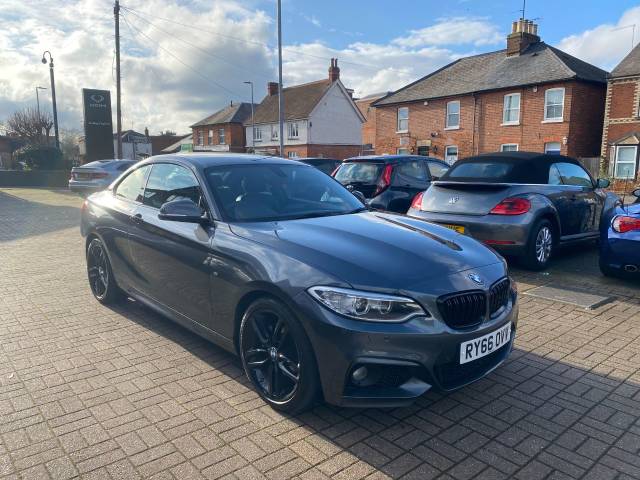 BMW 2 Series 2.0 220i M Sport 2dr [Nav] Step Auto Coupe Petrol Grey