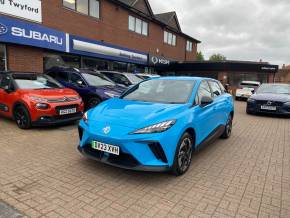 MG MOTOR UK MG4 at Bulldog Group Twyford