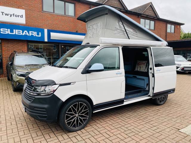 Volkswagen Camper 2.0 2020 VW Transporter T6.1 SWB Camper king St Tropez Campervan MPV Diesel White